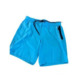 SPIDER Shorts Men's Swim Surf Board  Shorts Turquoise UV Prot. Size Big XXL/TTG